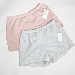 Always You Pink and Gray Lounge Sweatshorts 2-Pack Size XL Casual Athleisure